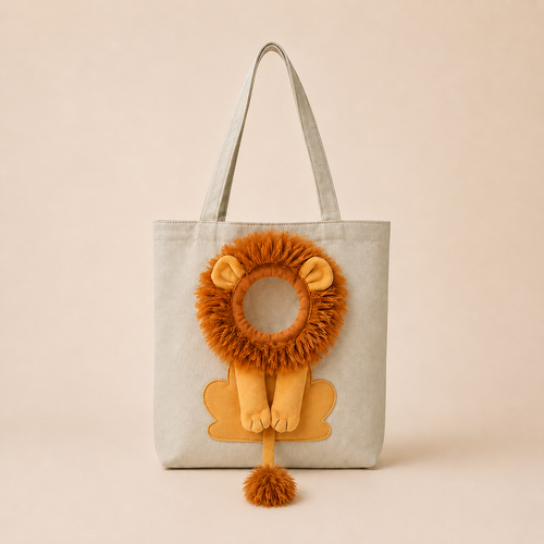 Pawzzy™ - Lion Design Tote Bag