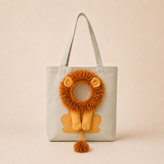 Pawzzy™ - Lion Design Tote Bag