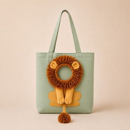 Pawzzy™ - Lion Design Tote Bag