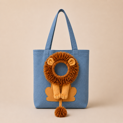 Pawzzy™ - Lion Design Tote Bag